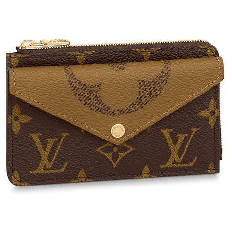 louis vuitton recto verso wallet|Louis Vuitton card slot split.